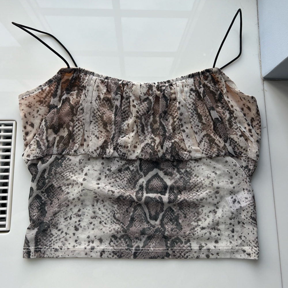Mixology Leop Print Tank Top